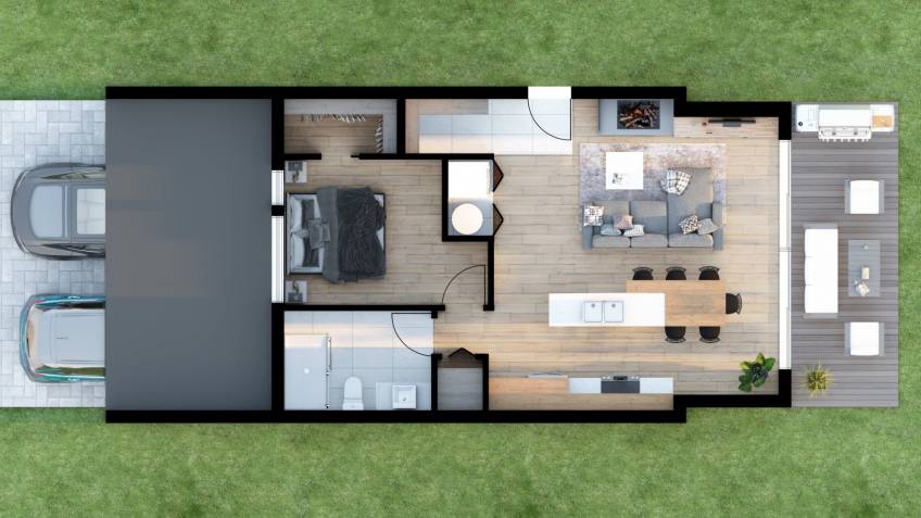 3 - Triplex à vendre, Petite-Rivière-Saint-François (Code - pr746, Charlevoix)