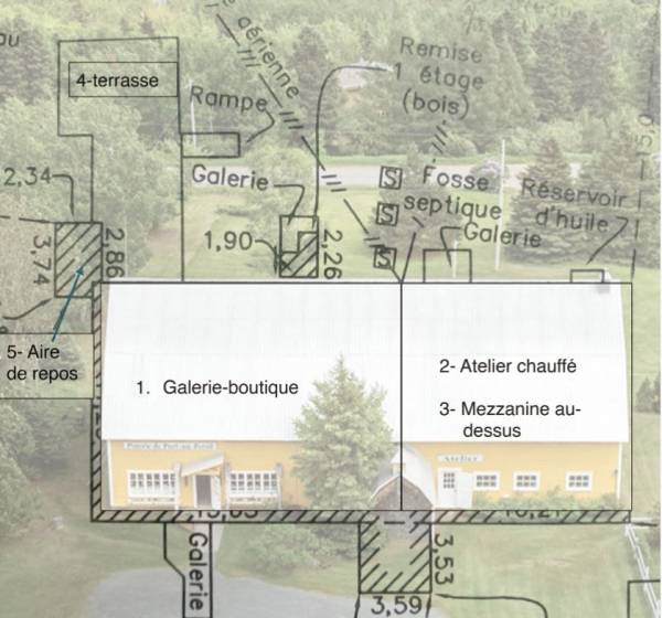 22 - Bâtiment commercial à vendre, Saint-Siméon (Code - ss073, Charlevoix)