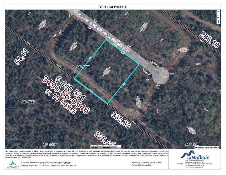 3 - Terrain et terre à vendre, La Malbaie (Code - mb418, Charlevoix)