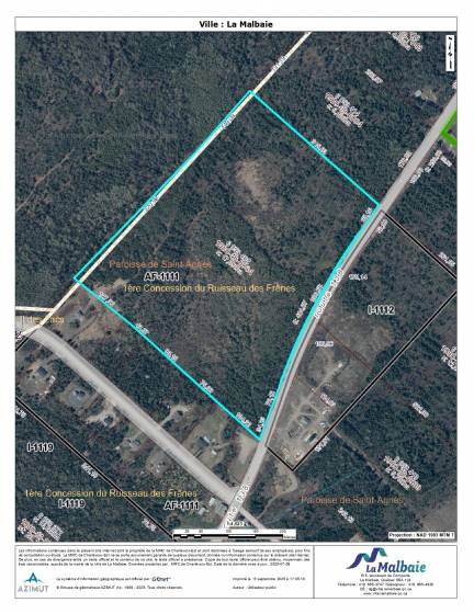 1 - Terrain et terre à vendre, La Malbaie (Code - mb417, Charlevoix)