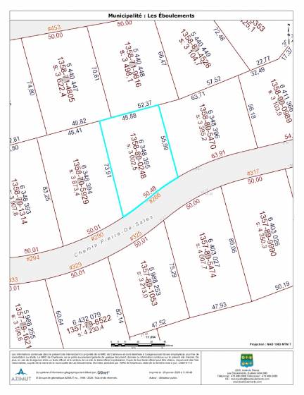15 - Terrain et terre à vendre, Les Éboulements (Code - eb321, Charlevoix)