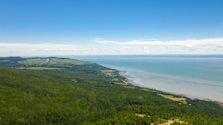9 - Terrain et terre à vendre, Les Éboulements (Code - eb333, Charlevoix)