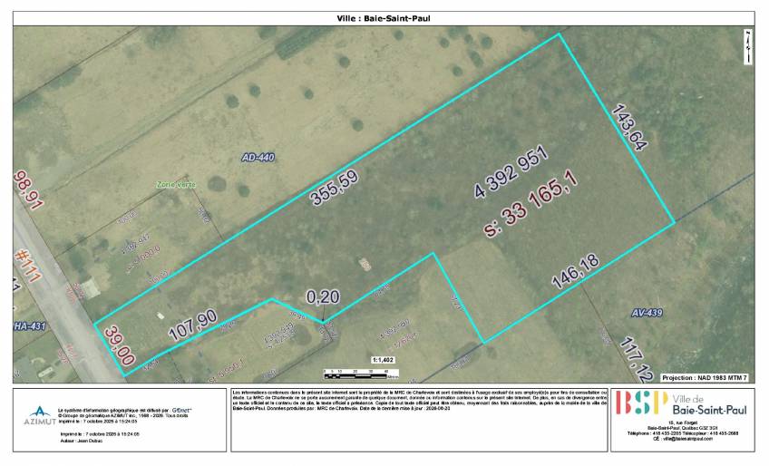 5 - Terrain et terre à vendre, Baie-Saint-Paul (Code - sp942, Charlevoix)